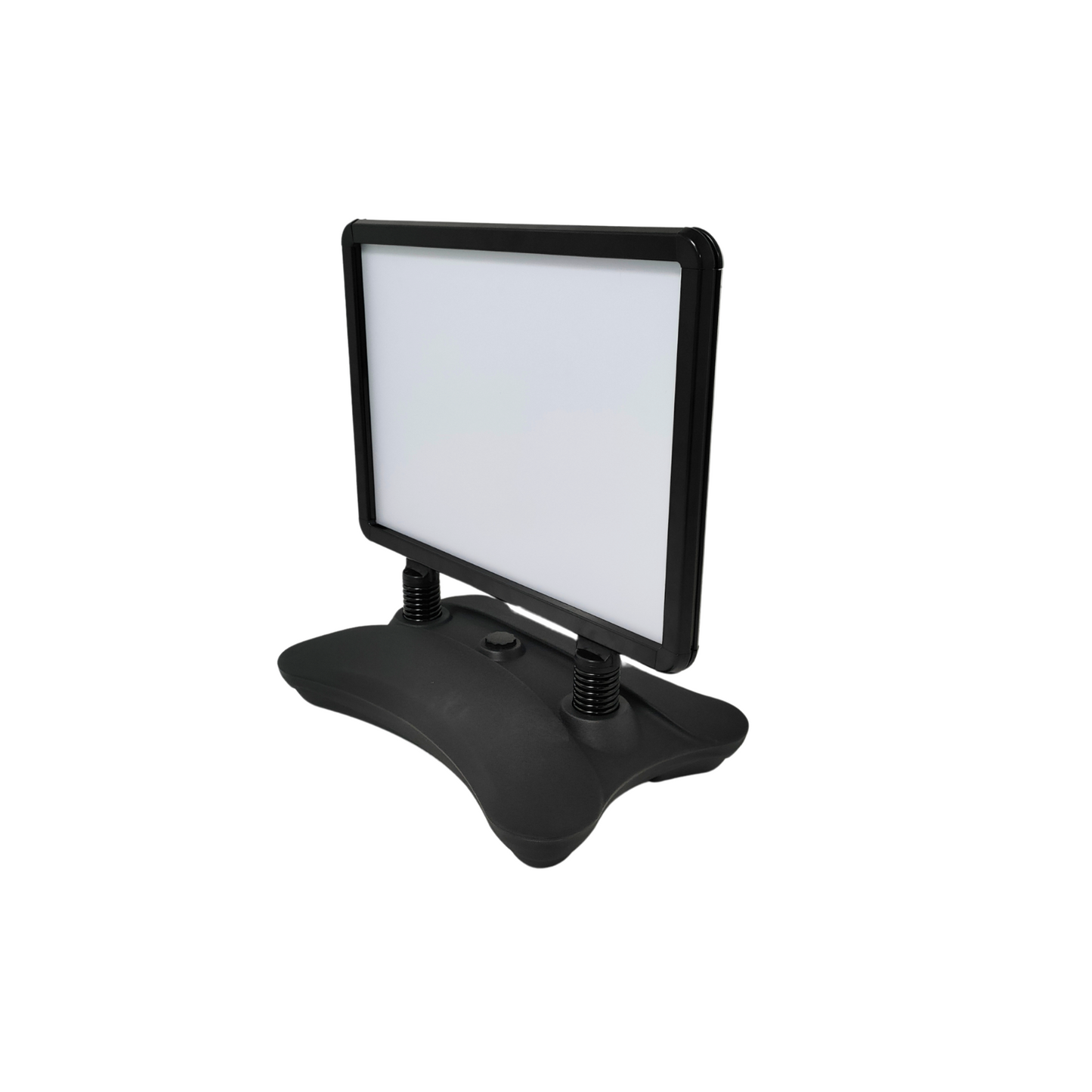 Black Heavy Duty Silver Pavement Sign Waterbase A1&A2 Outdoor Poster Display Stand
