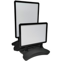 Black Heavy Duty Silver Pavement Sign Waterbase A1&A2 Outdoor Poster Display Stand