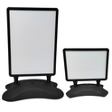 Black Heavy Duty Silver Pavement Sign Waterbase A1&A2 Outdoor Poster Display Stand