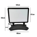 Black Heavy Duty Silver Pavement Sign Waterbase A1&A2 Outdoor Poster Display Stand