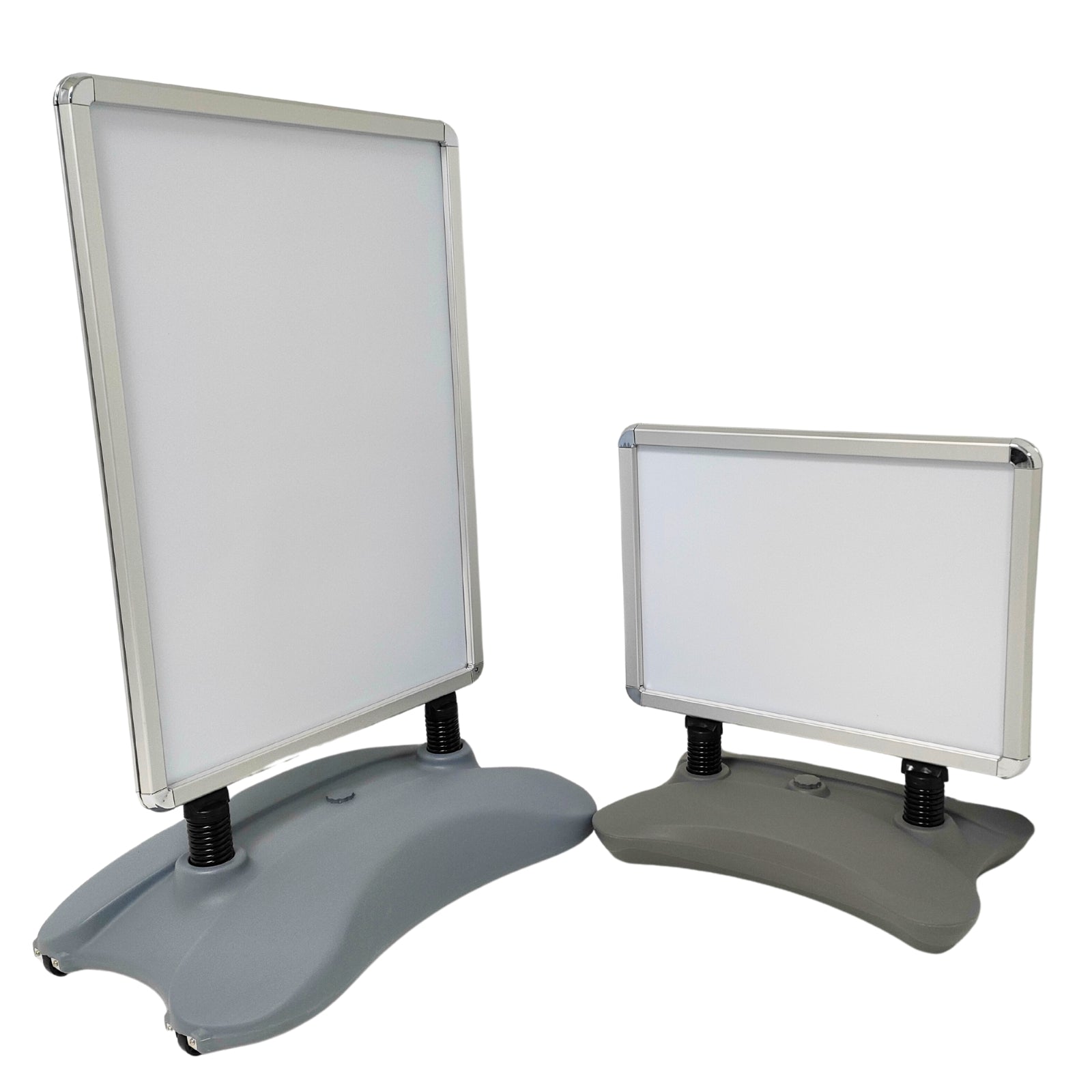 Heavy Duty Silver Pavement Sign Waterbase A-board, Outdoor Poster Display Stand