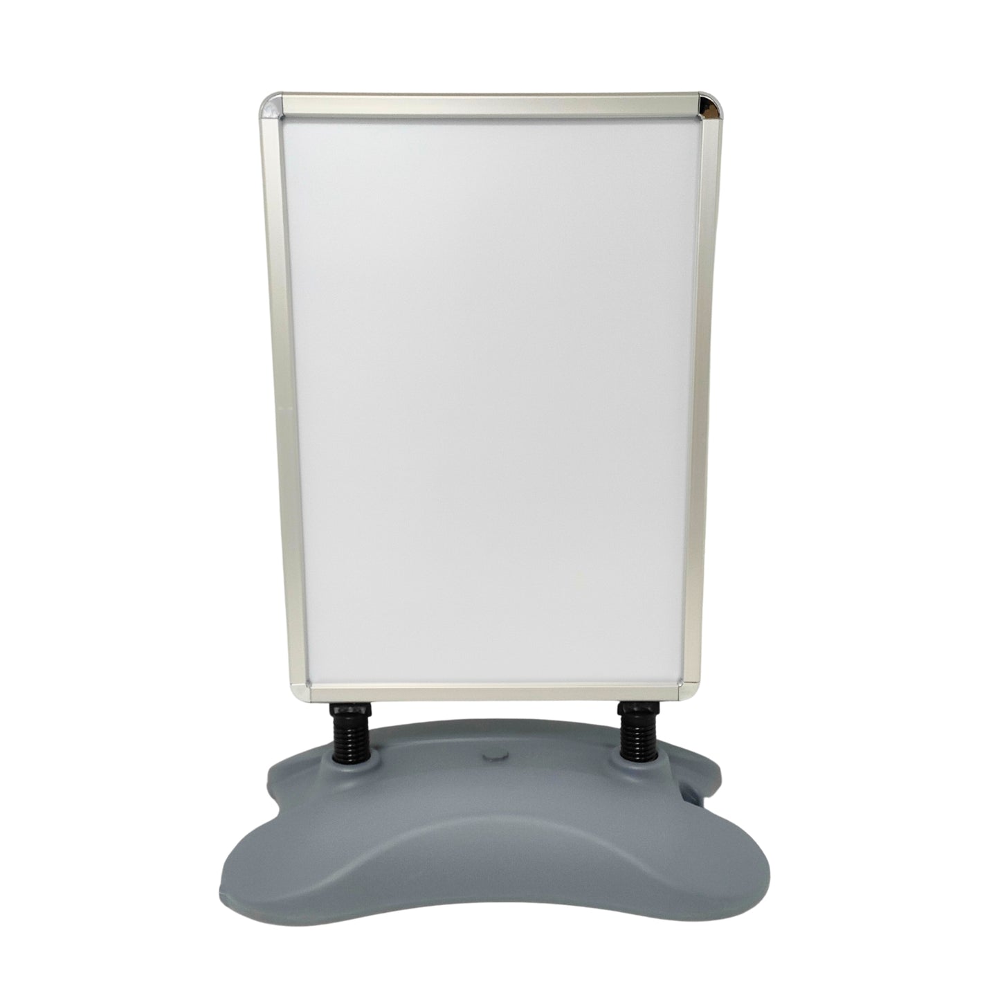 Heavy Duty Silver Pavement Sign Waterbase A-board, Outdoor Poster Display Stand