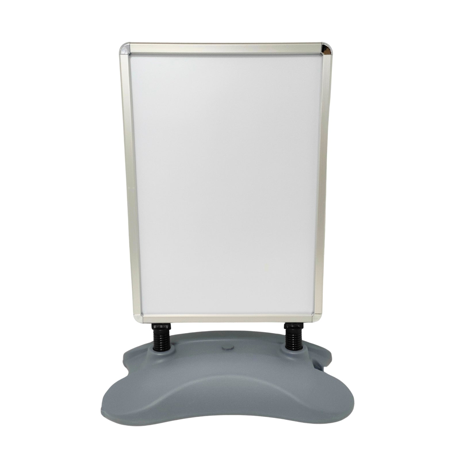 Heavy Duty Silver Pavement Sign Waterbase A-board, Outdoor Poster Display Stand