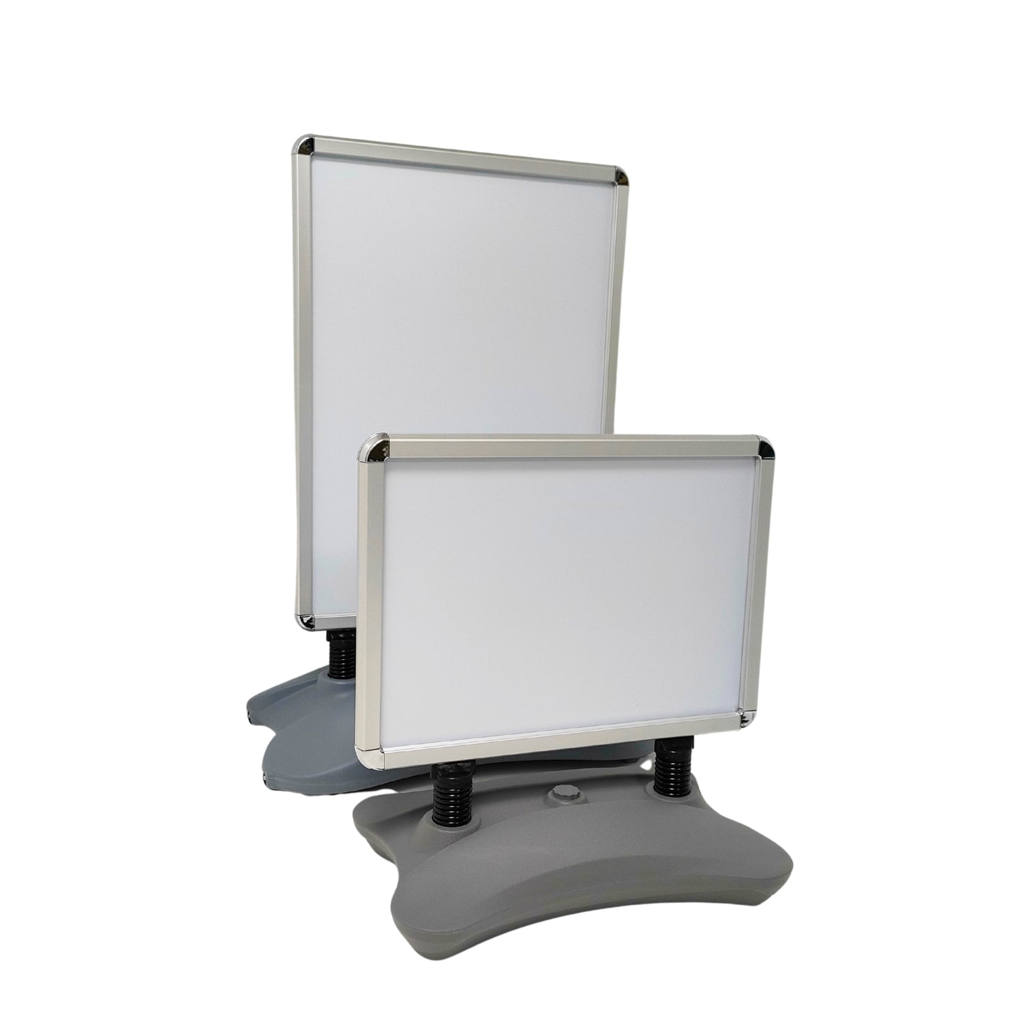 Heavy Duty Silver Pavement Sign Waterbase A-board, Outdoor Poster Display Stand