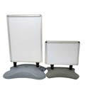 Heavy Duty Silver Pavement Sign Waterbase A-board, Outdoor Poster Display Stand