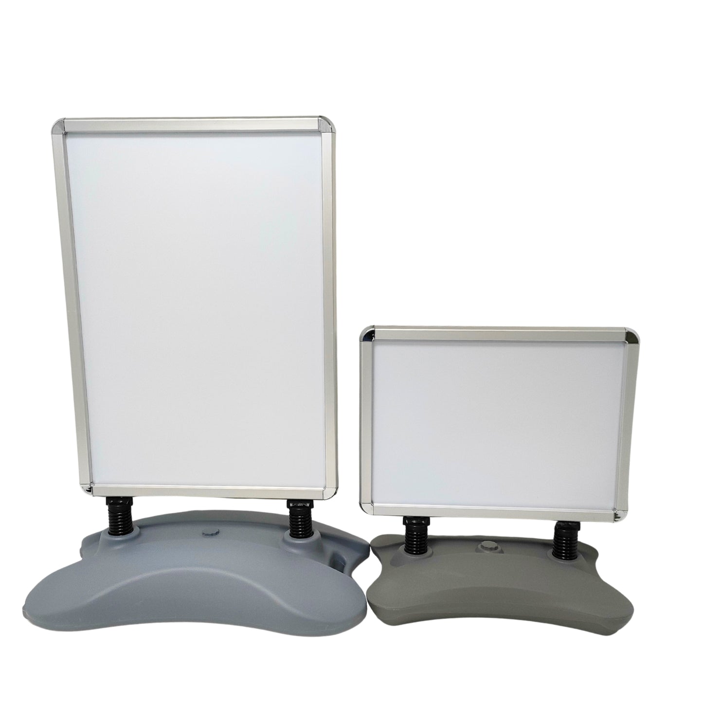 Heavy Duty Silver Pavement Sign Waterbase A-board, Outdoor Poster Display Stand
