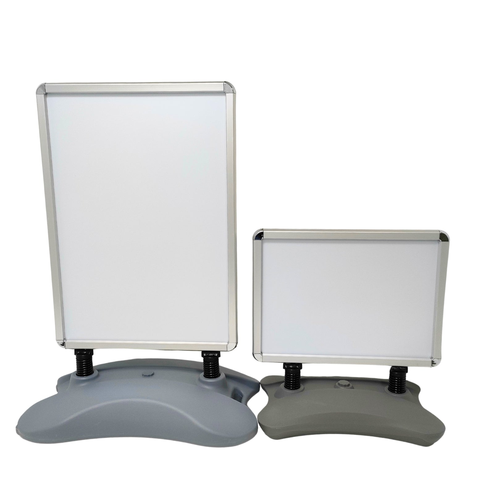 Heavy Duty Silver Pavement Sign Waterbase A-board, Outdoor Poster Display Stand