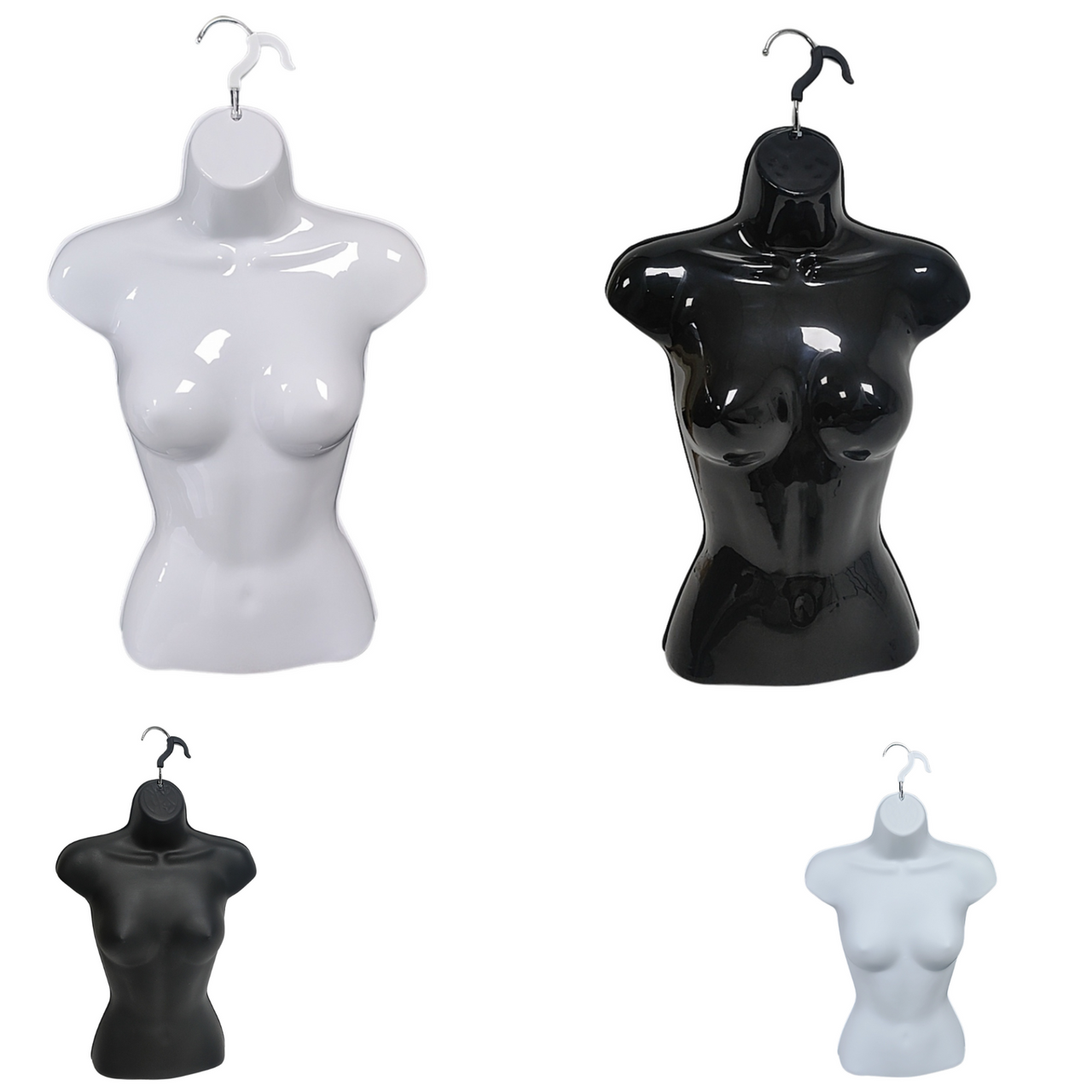 High Quality Half Hanging Female Mannequin Torso Body Form Display Bust