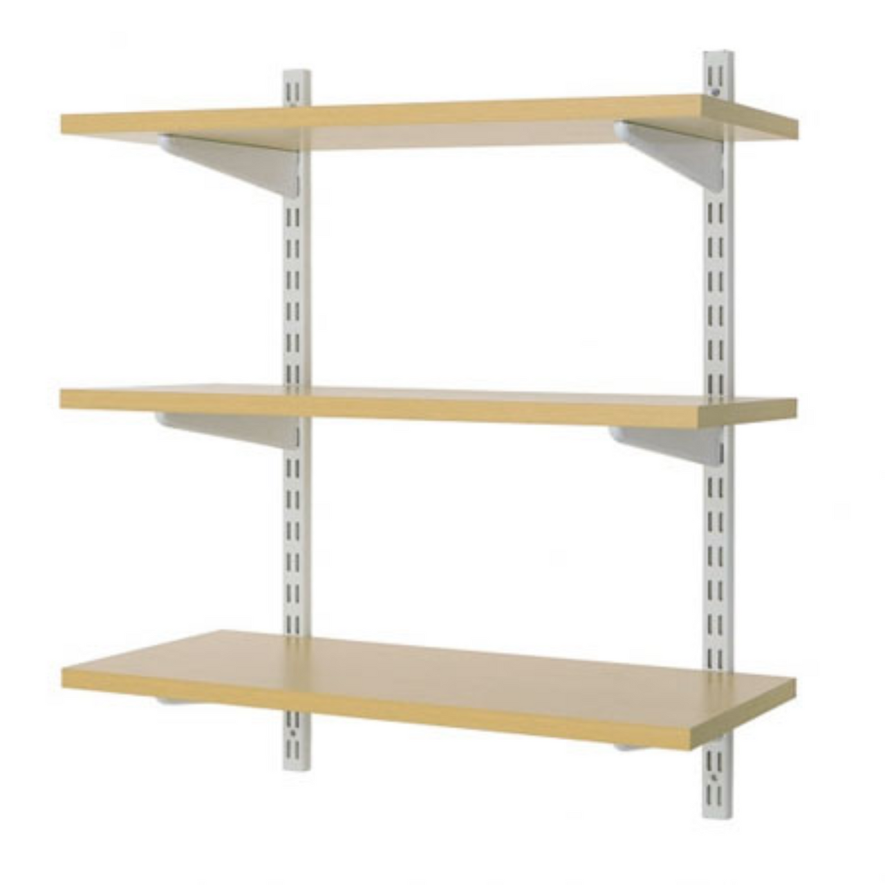 Maple MDF Twin Slot Shelving Set