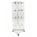 5ft Three-Way Grid Mesh Stand With Euro Hooks Included