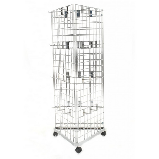 6ft Three-Way Grid Mesh Stand With Euro Hooks Included