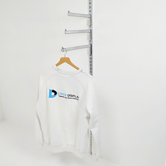 Chrome Straight Arm For Twin Slot Uprights For Retail Display Shopfittings