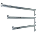 Chrome Straight Arm For Twin Slot Uprights For Retail Display Shopfittings