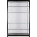 New Black Aluminium Tall Cabinet Showcase 120cm Display Retail Shop Fitting