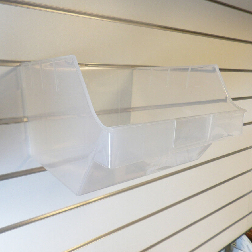 New Large Heavy Duty Big Storage Box Slatbox Shelfbox Slatwall Display