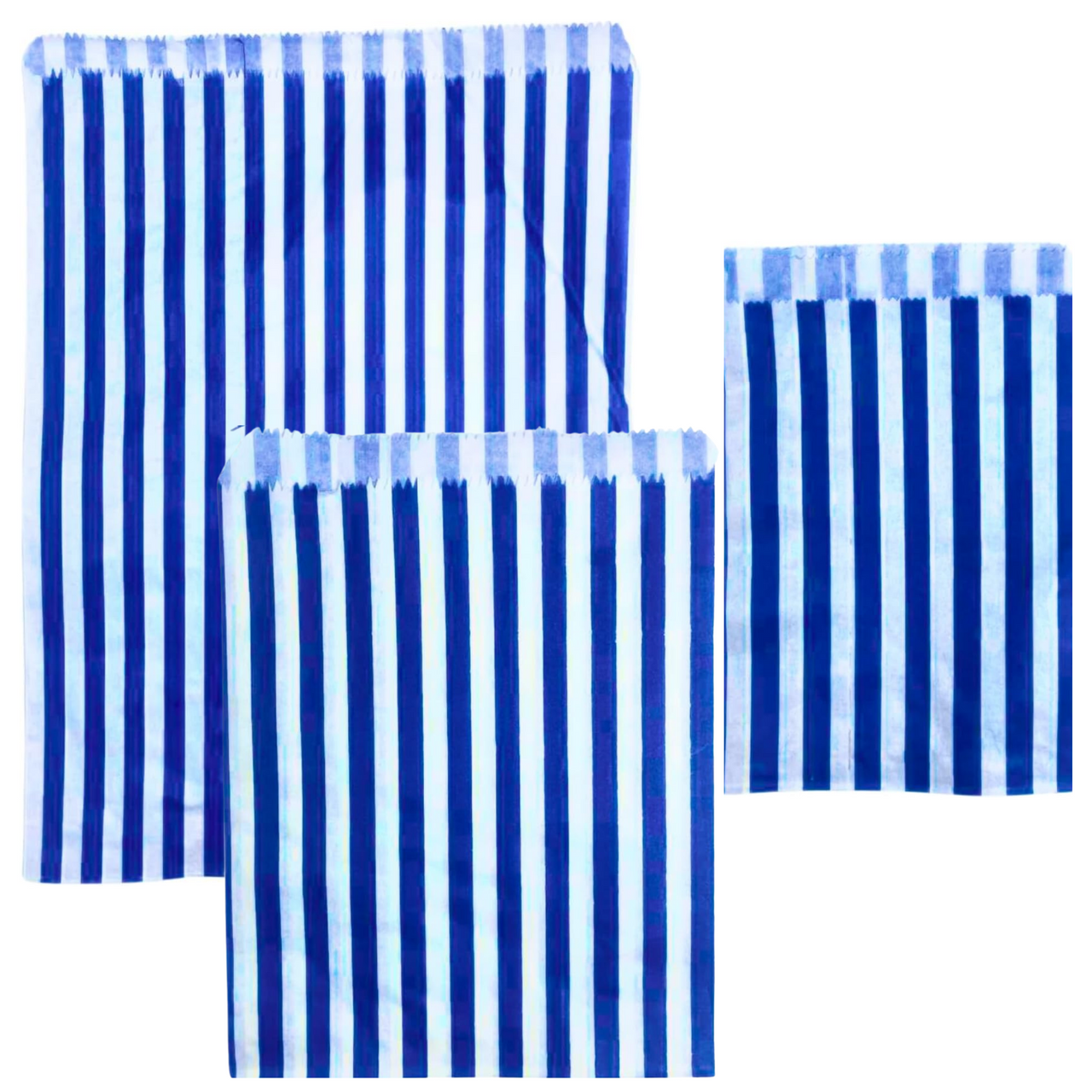 1000x  Candy Stripe Paper Bags