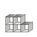 New Toughen Glass Cube Display Set Counter Top Or Free Standing Displays Size 5