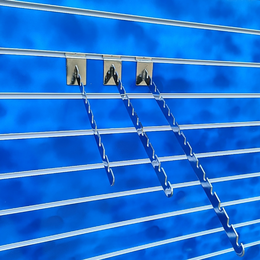 Slatwall Notched Waterfall Arm For Retail Clothes Display