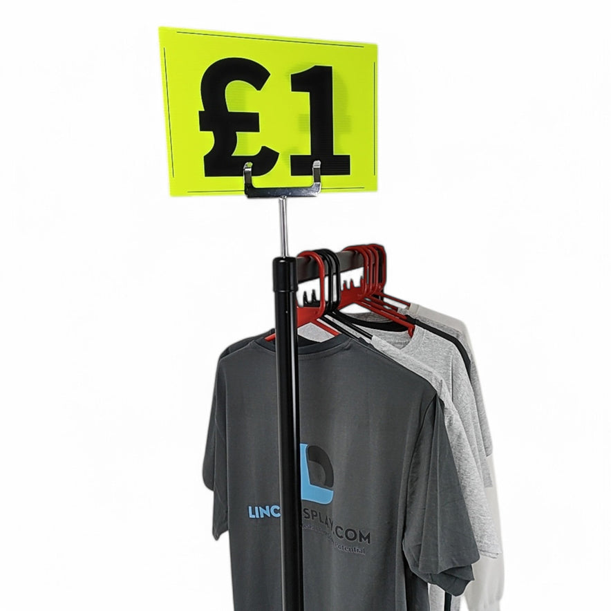 Black & Green Correx Market Price Sale Card Signs – Double-Sided Waterproof Display Boards