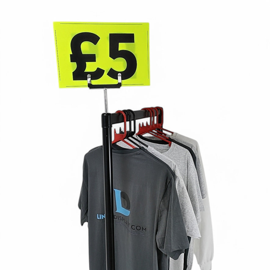 Black & Green Correx Market Price Sale Card Signs – Double-Sided Waterproof Display Boards