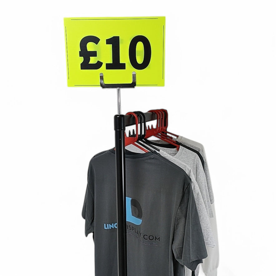 Black & Green Correx Market Price Sale Card Signs – Double-Sided Waterproof Display Boards