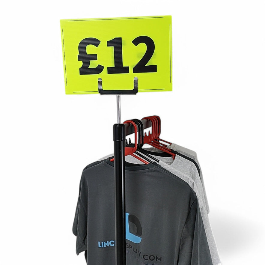 Black & Green Correx Market Price Sale Card Signs – Double-Sided Waterproof Display Boards