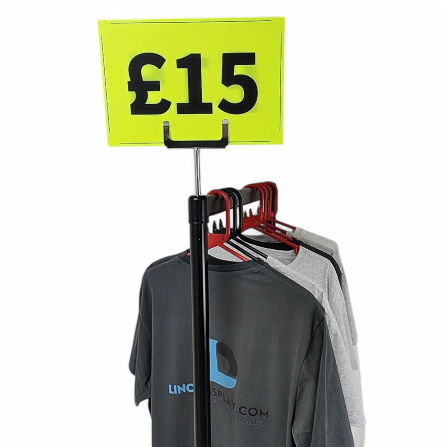 Black & Green Correx Market Price Sale Card Signs – Double-Sided Waterproof Display Boards