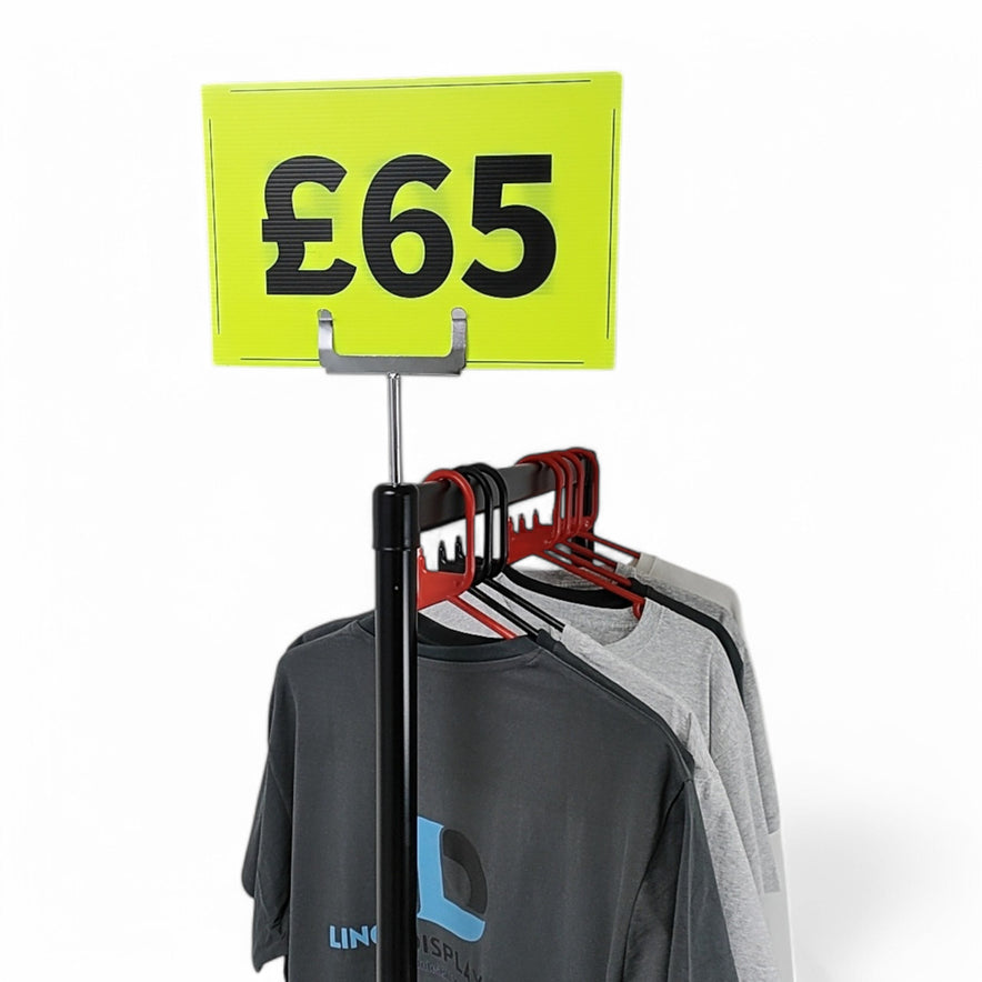 Black & Green Correx Market Price Sale Card Signs – Double-Sided Waterproof Display Boards