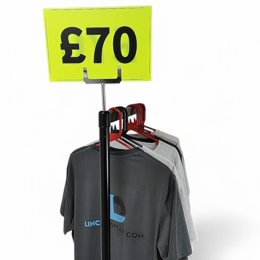 Black & Green Correx Market Price Sale Card Signs – Double-Sided Waterproof Display Boards