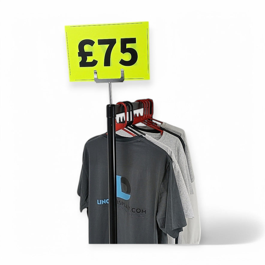 Black & Green Correx Market Price Sale Card Signs – Double-Sided Waterproof Display Boards