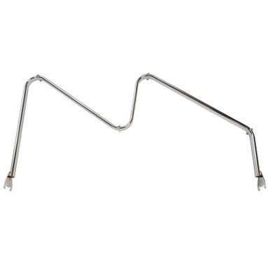 Twin Slot Fashion System 1000mm Zig Zag Hanging Rail