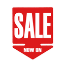 Arrow SALE NOW ON Double-Sided Hanging Sign