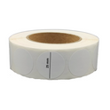 500x Round White Self-Adhesive Retail Labels - 25mm