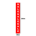 Vertical SALE SALE SALE Poster Window Display Sign- Pack of 3