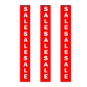 Vertical SALE SALE SALE Poster Window Display Sign- Pack of 3