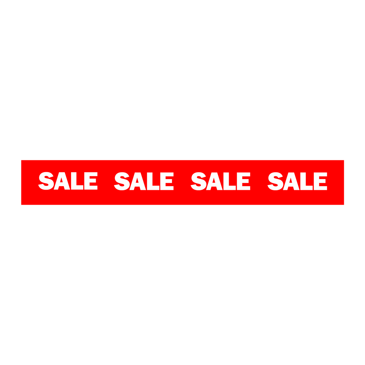 SALE SALE SALE Poster Window Display Sign- Pack of 3