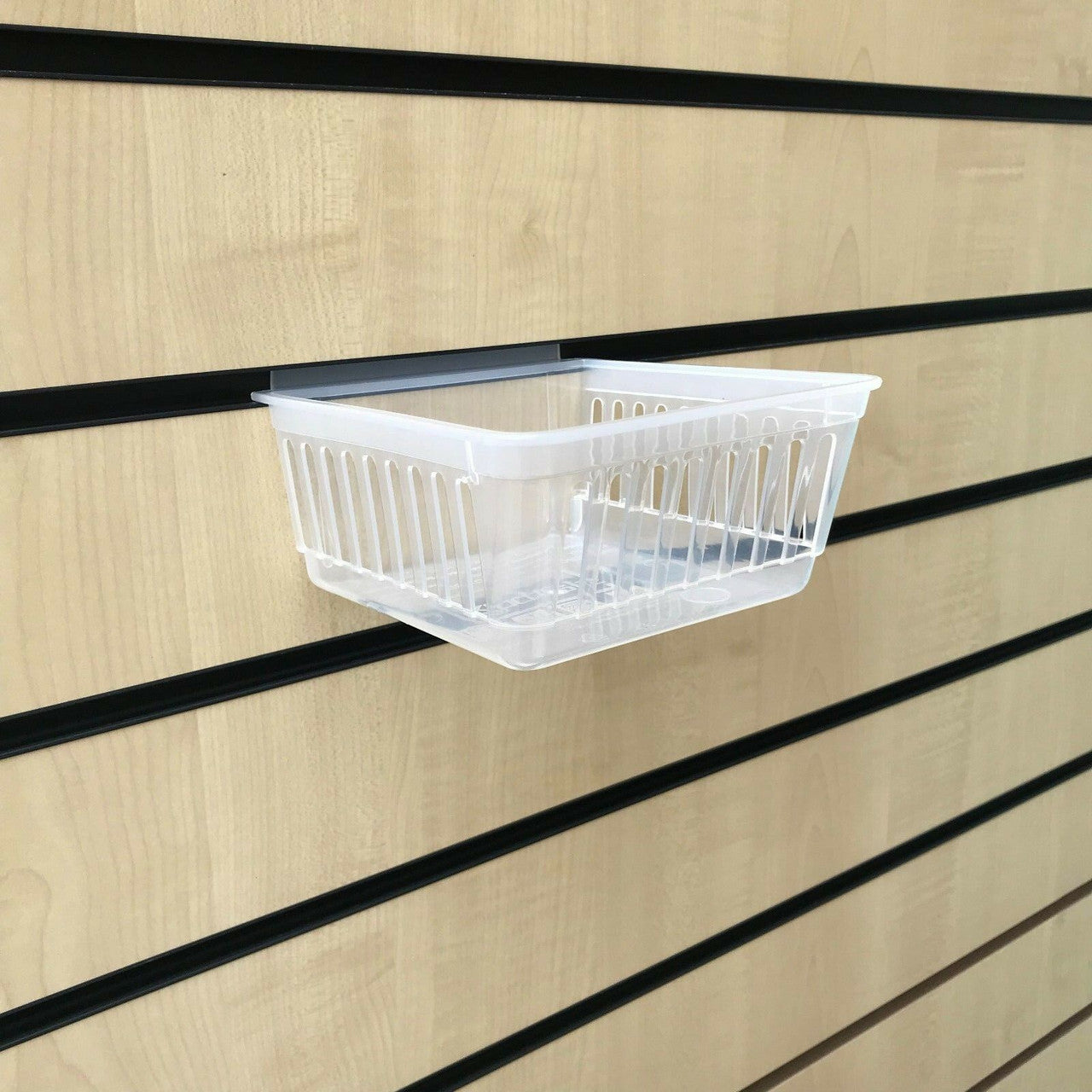 New Heavy Duty Crate Box Storage Box Slatbox Shelf Box Slatwall Display