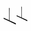 Black Pair Of T-Legs For Grid Mesh