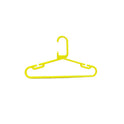 100x  Yellow Strong Heavy Duty Plastic Kids Baby Hangers, Suit,trouser Garment Clothes Hanger