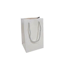 White Paper Carrier Bags with Rope Handles – Various Sizes and Matt Finishes