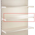 Acrylic Shelf Riser – Clear Retail Shelf Front Divider (35mm or 75mm Exposed)