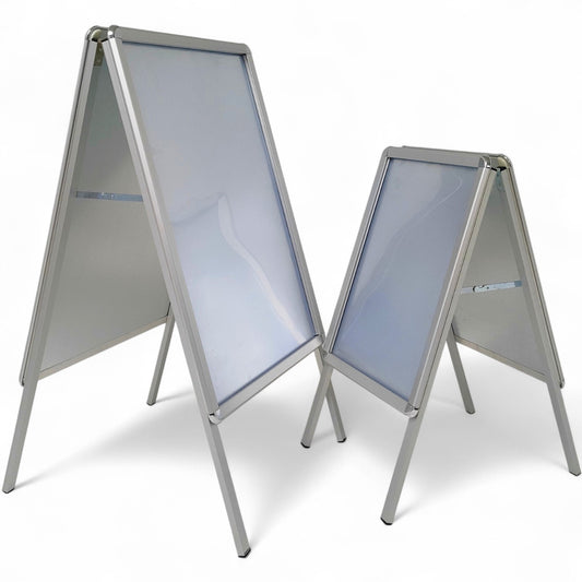 A-Board Double Side Quality Pavement Sign, Snap Frame Poster Display Stand