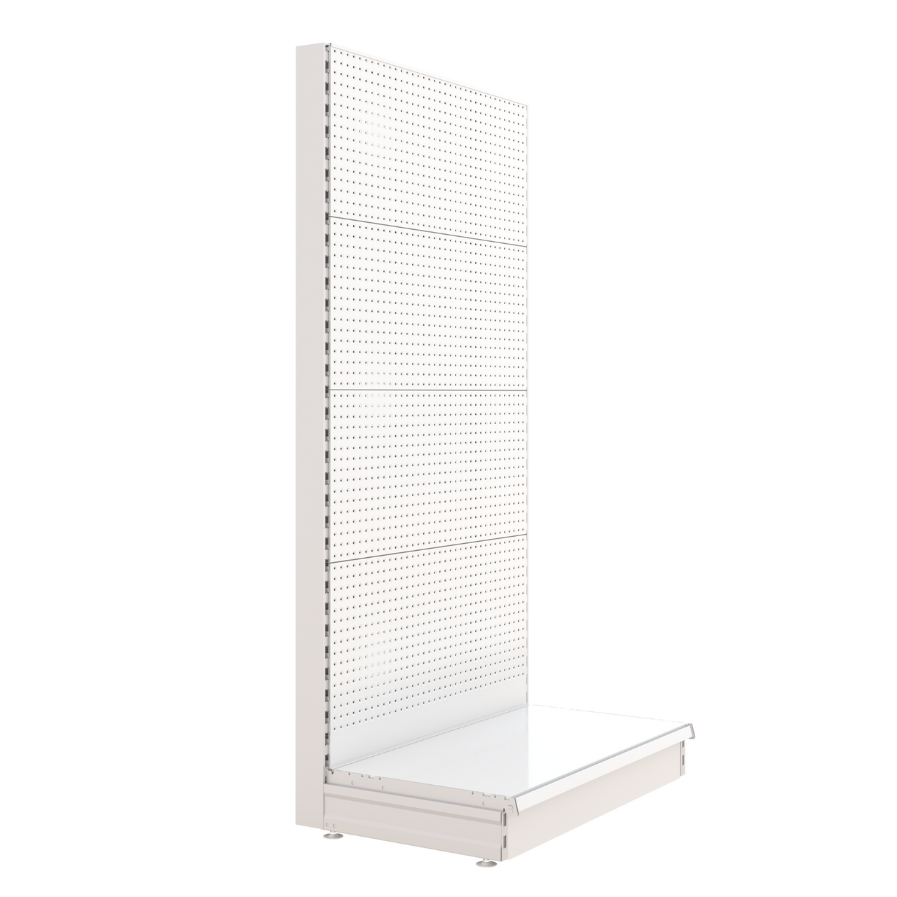 Retail Perforated Back Panel Retail Shelving - H210cm X W125cm