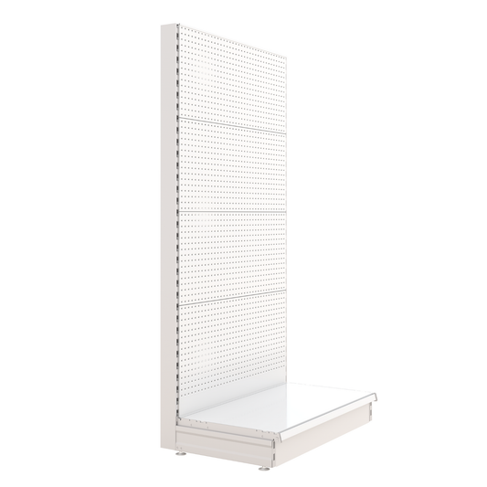 Retail Perforated Back Panel Retail Shelving - H210cm X W125cm