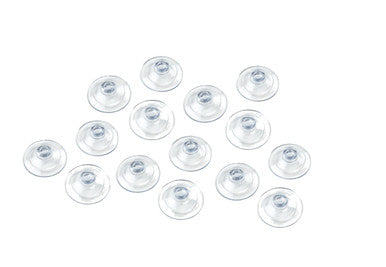 Slatwall Glass Shelf Bracket Suckers (Pack Of 10)