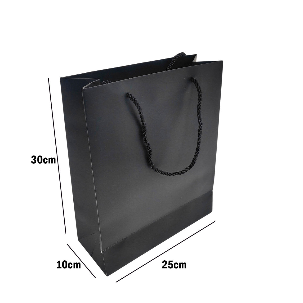 Paper Carrier Bags with Rope Handles – Various Sizes and Matt Finishes for Retail