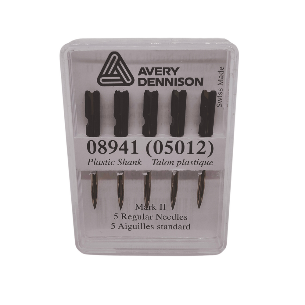 5 x Avery Dennison Mark 2 Standard Tagging Gun Needles Regular Kimble Tag Mk III