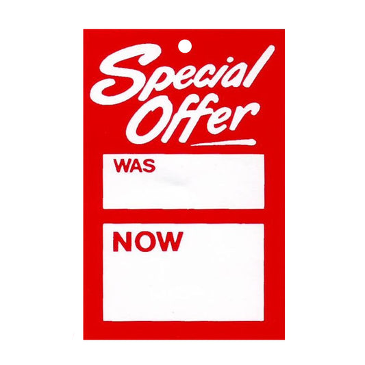 500 Special Offer Cards Tagging Gun Pricing Gun Hanger Swing Sale Was Now Tickets