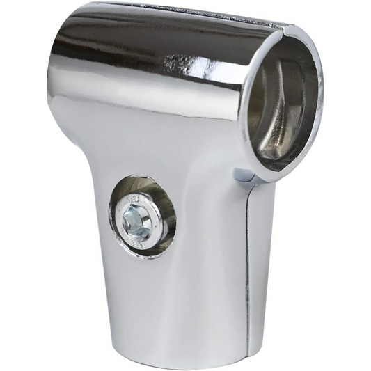 3 Way T-clamp For Walk In Wardrobe Chrome Tubing Hanging Rail System