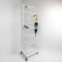 White Umbrella Stand Metal Floor Rack Display for Retail Stores keychain Stand
